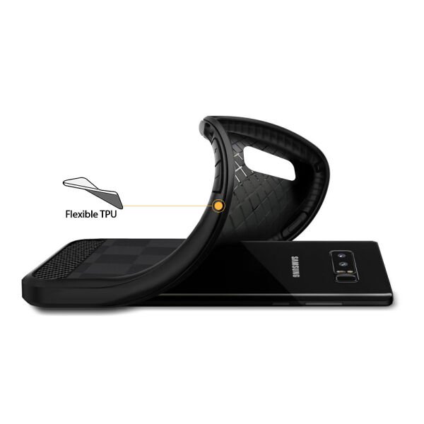 Buff Galaxy Note 8 ile Uyumlu Black Armor Kılıf