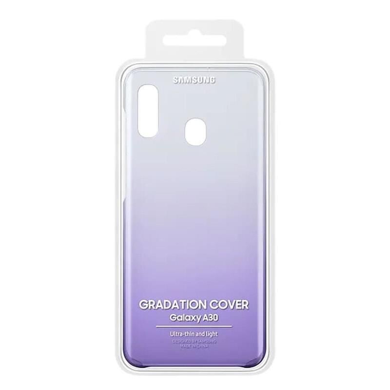 Galaxy A30 ile Uyumlu Mor Koruyucu Kılıf EF-AA305CVEGWW