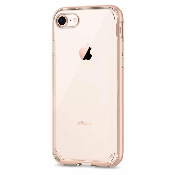Spigen iPhone SE (2020) 8/7 Uyumlu ile Uyumlu Kılıf Neo Hybrid Crystal Blush Gold