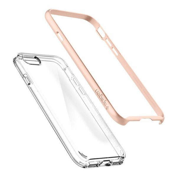 Spigen iPhone SE (2020) 8/7 Uyumlu ile Uyumlu Kılıf Neo Hybrid Crystal Blush Gold