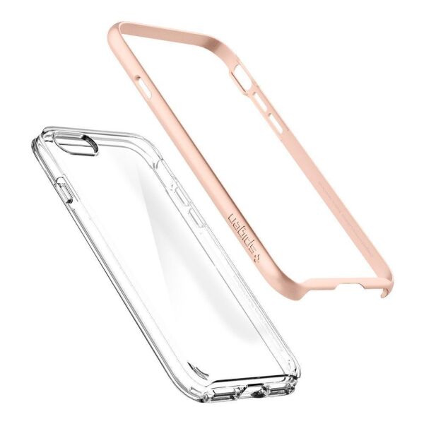 Spigen iPhone SE (2020) 8/7 Uyumlu ile Uyumlu Kılıf Neo Hybrid Crystal Blush Gold