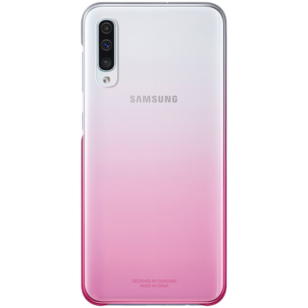 Galaxy A50 ile Uyumlu Clear Cover Pembe EF-AA505CPEGWW