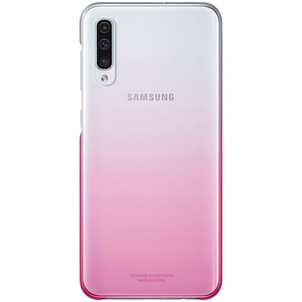 Galaxy A50 ile Uyumlu Clear Cover Pembe EF-AA505CPEGWW