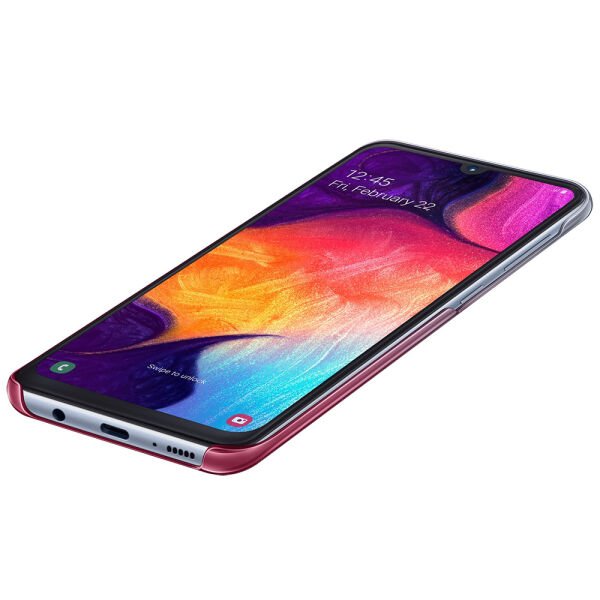 Galaxy A50 ile Uyumlu Clear Cover Pembe EF-AA505CPEGWW