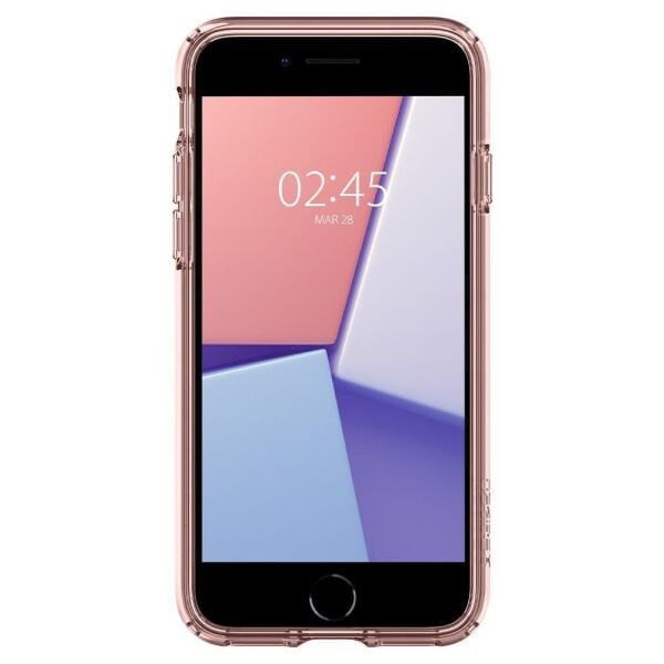 Spigen iPhone SE (2020) 8/7 Uyumlu ile Uyumlu Kılıf Ultra Hybrid Rose Crystal