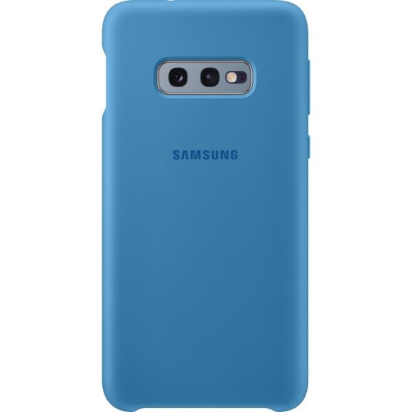 Galaxy S10e ile Uyumlu Kılıf Silicone Cover Mavi EF-PG970TLEGWW