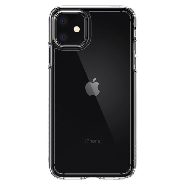 Spigen iPhone 11 ile Uyumlu Kılıf Crystal Hybrid Crystal Clear