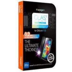 Spigen Galaxy S5 Cam ile Uyumlu Ekran Koruyucu GLAS.t NANO SLIM