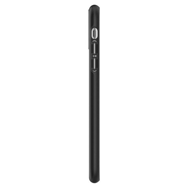 Spigen iPhone 11 ile Uyumlu Kılıf Thin Fit Pro Black