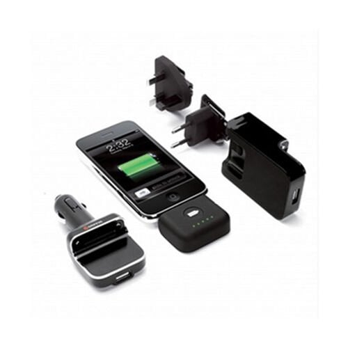 Griffin PowerDuo Reserve iPhone 4S/4 ile Uyumlu PowerBank Harici Şarj Cihazı (Ev+Araç)