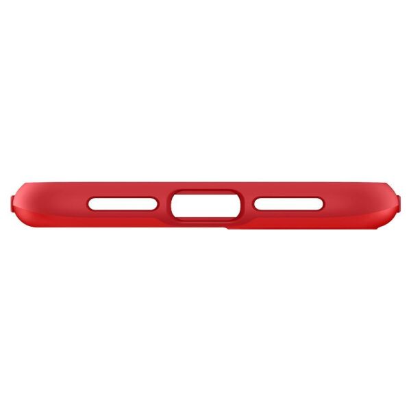 Spigen iPhone 11 ile Uyumlu Kılıf Thin Fit Pro Red