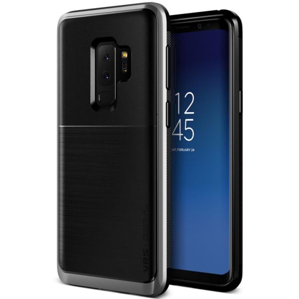 VRS Design Galaxy S9 Plus ile Uyumlu High Pro Shield Kılıf Steel Silver