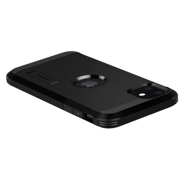 Spigen iPhone 11 ile Uyumlu Kılıf Tough Armor Black