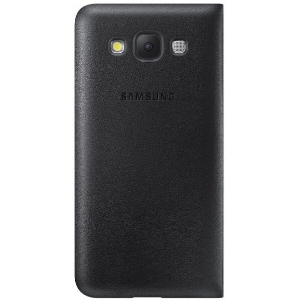 Galaxy E5 ile Uyumlu Flip Wallet Kılıf Siyah EF-WE500BB