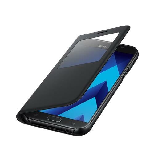 Galaxy A7(2017) ile Uyumlu S View Cover Siyah EF-CA720PBEGWW (Out)