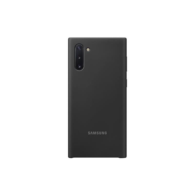 Galaxy Note 10 ile Uyumlu Silikon Kılıf Siyah EF-PN970TBEGWW