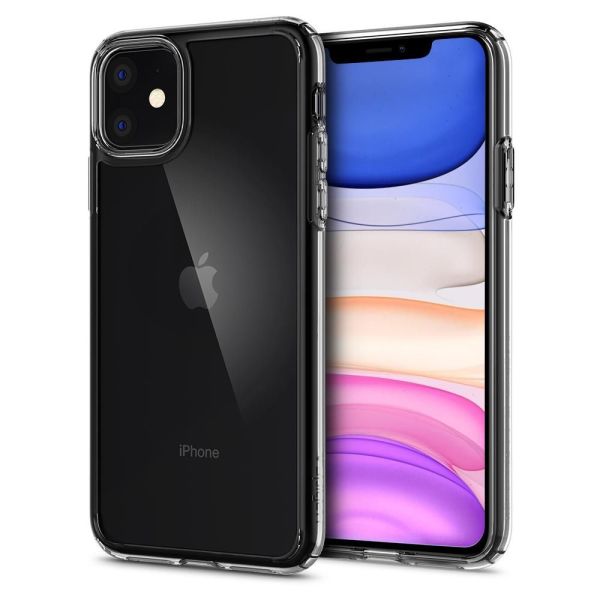 Spigen iPhone 11 ile Uyumlu Kılıf Ultra Hybrid Crystal Clear