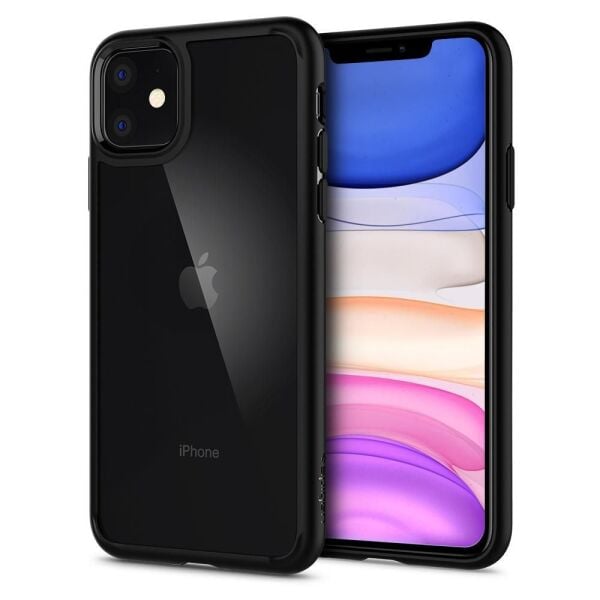 Spigen iPhone 11 ile Uyumlu Kılıf Ultra Hybrid Matte Black