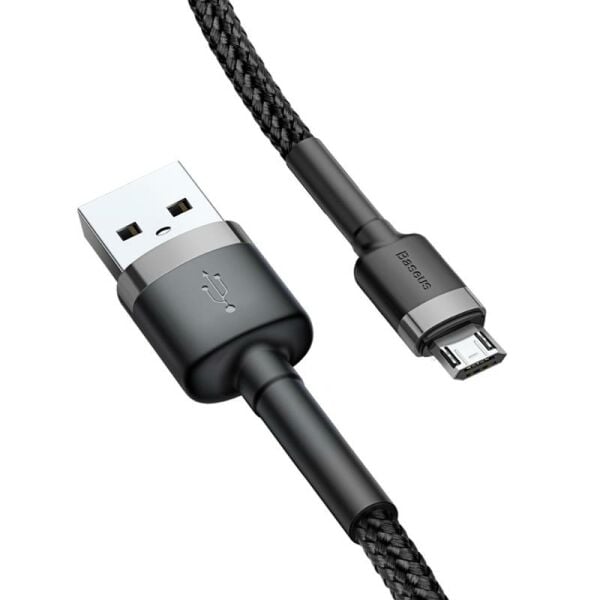 Baseus Cafule Micro USB Kablo 2 Metre 1.5A Siyah CAMKLF-CG1