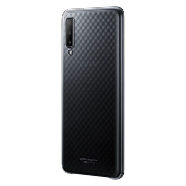 Galaxy A7 (2018) ile Uyumlu Gradation Kılıf Siyah EF-AA750CBEGWW
