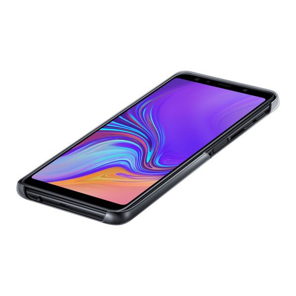 Galaxy A7 (2018) ile Uyumlu Gradation Kılıf Siyah EF-AA750CBEGWW