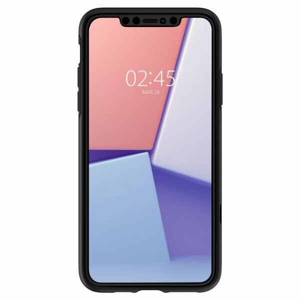 Spigen iPhone 11 Pro ile Uyumlu Kılıf Thin Fit Classic Black