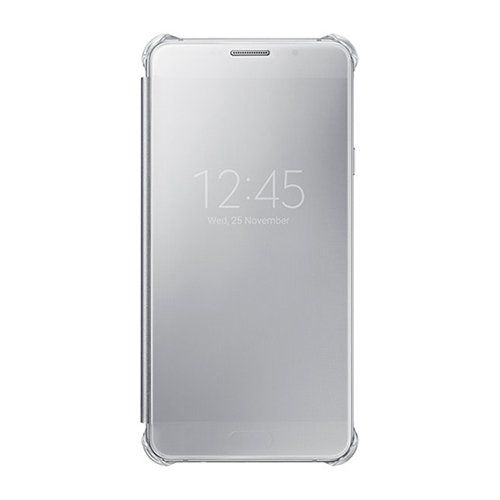 Galaxy A7 (2016) A710F ile Uyumlu Clear View Cover Gri EF-ZA710CSEGWW (Out)