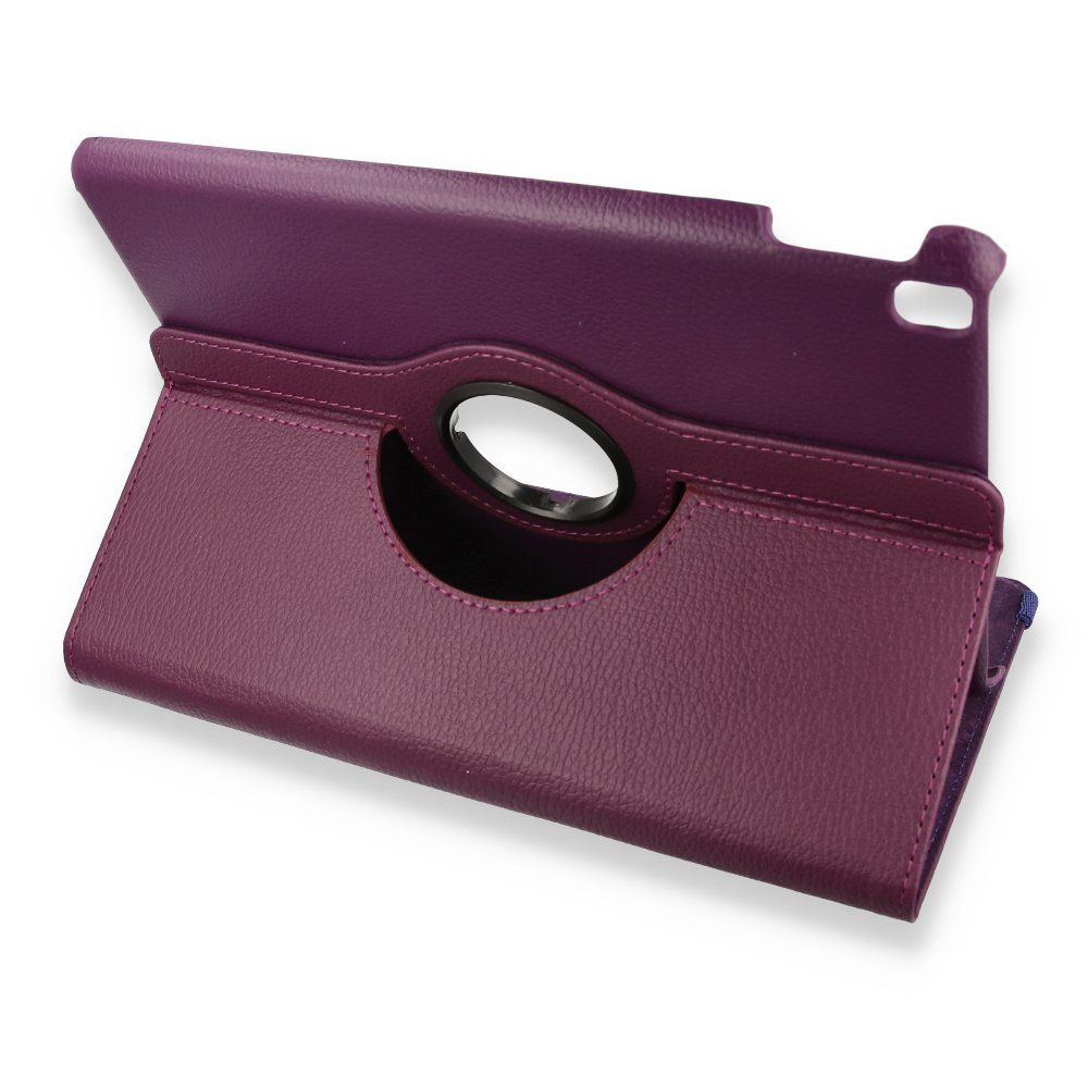 iPad Pro 10.5 (2017) A1701/A1709/A1852 ile Uyumlu 360 Derece Dönebilen Kılıf Mor