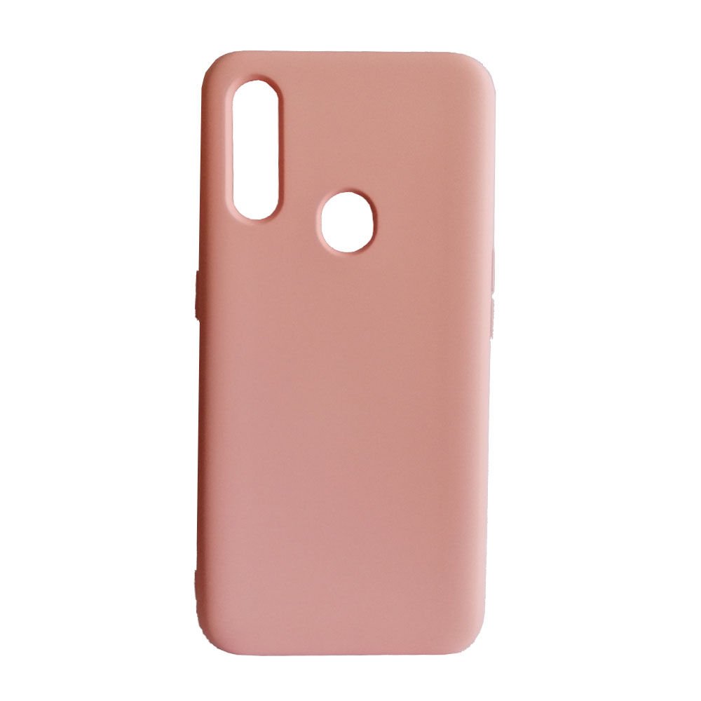 A31 ile Uyumlu Cappy Silikon Kılıf Pudra