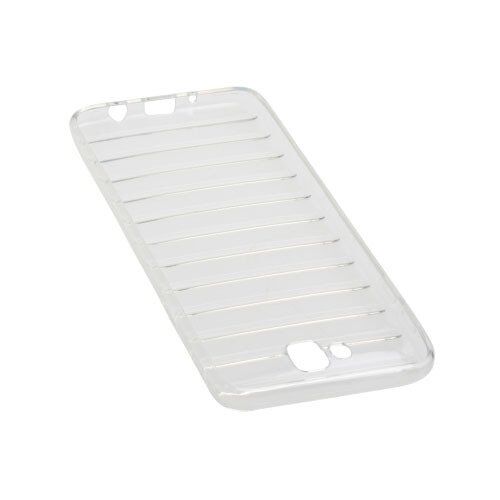 Jopus Galaxy J7 Prime ile Uyumlu Kılıf Tırtıklı Silikon Kılıf Beyaz