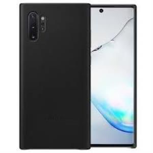 Galaxy Note 10+ ile Uyumlu Deri Kılıf Siyah EF-VN975LBEGWW