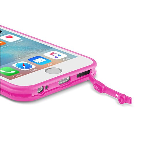 Cellular Line Suya Dayanıklı Voyager Compact Kılıf iPhone 6/6S ile Uyumlu Pembe