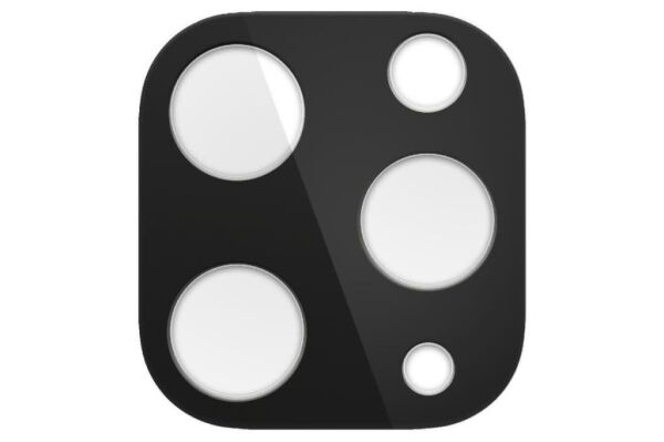 Spigen iPhone 11 Pro Max / 11 Pro ile Uyumlu Kamera Lens Cam Ekran Koruyucu Full Cover (2 Adet) Black