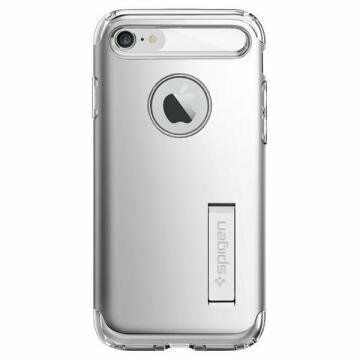 Spigen iPhone 7/8 ile Uyumlu Kılıf Slim Armor Satin Silver