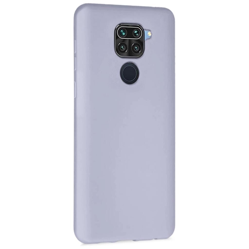Redmi Note 9 ile Uyumlu Cappy Silikon Kılıf Lila