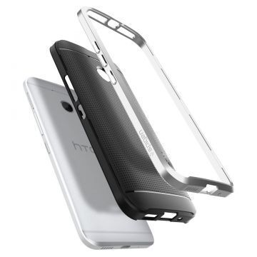 Spigen 10 ile Uyumlu Kılıf Neo Hybrid Satin Silver