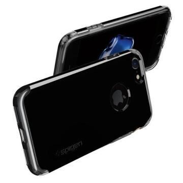 Spigen iPhone 7 ile Uyumlu Kılıf Hybrid Armor Jet Black