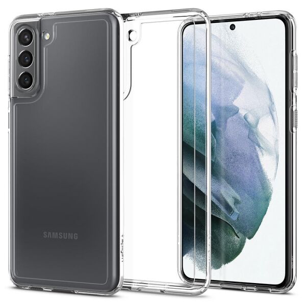 Spigen Galaxy S21 ile Uyumlu Kılıf Ultra Hybrid Crystal Clear