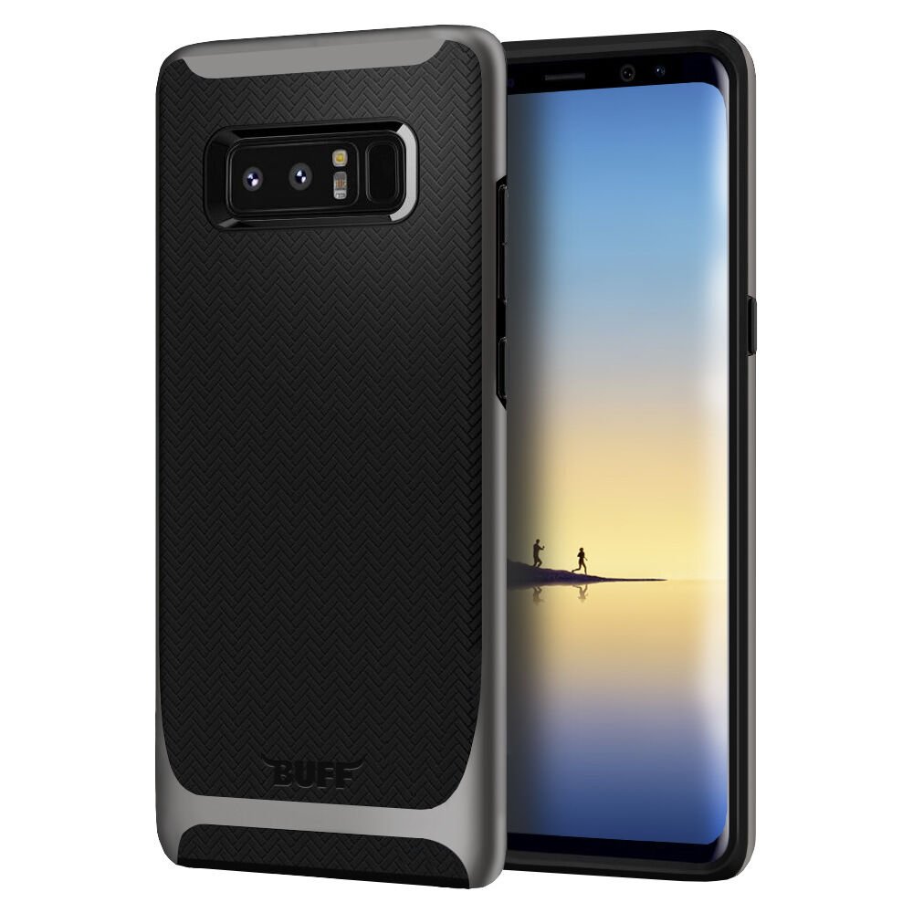 Buff Galaxy Note 8 ile Uyumlu New Armor Kılıf Space Gray