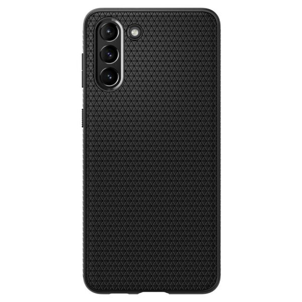 Spigen Galaxy S21 Plus ile Uyumlu Kılıf Liquid Air Matte Black