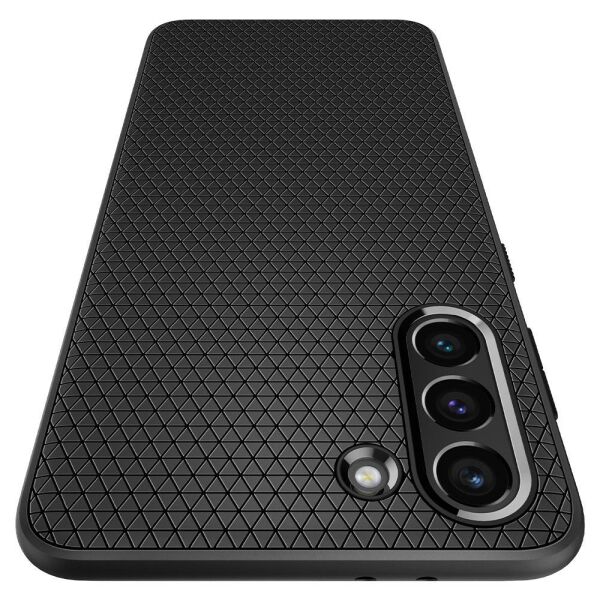 Spigen Galaxy S21 Plus ile Uyumlu Kılıf Liquid Air Matte Black