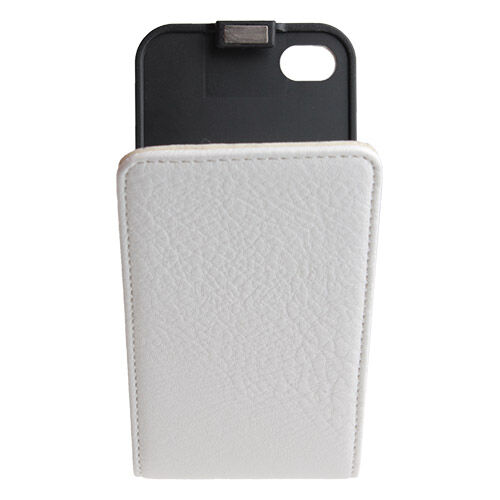 iPhone 4S/4 ile Uyumlu Kılıf Dik Model Beyaz