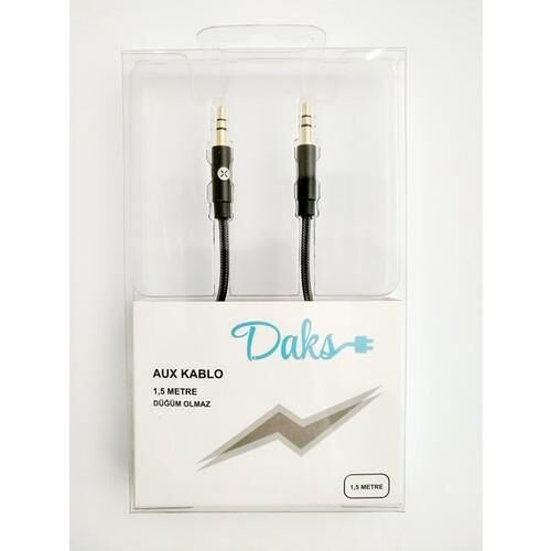 Dexim Daks 3.5 mm Aux 1.5 m Siyah