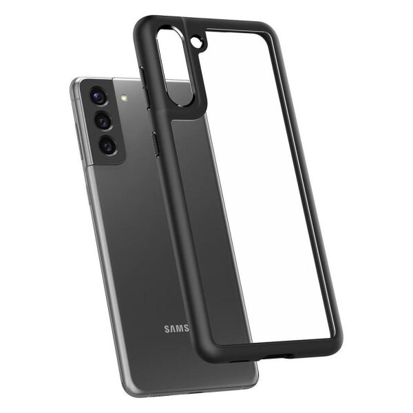 Spigen Galaxy S21 Plus ile Uyumlu Kılıf Ultra Hybrid Matte Black