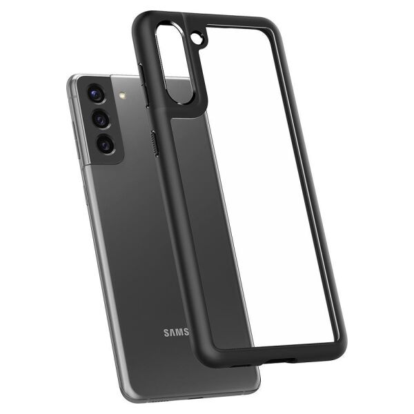 Spigen Galaxy S21 Plus ile Uyumlu Kılıf Ultra Hybrid Matte Black
