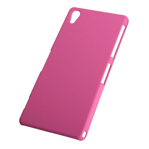 Xperia Z2 D6503 ile Uyumlu Sert Kılıf Pembe Renk