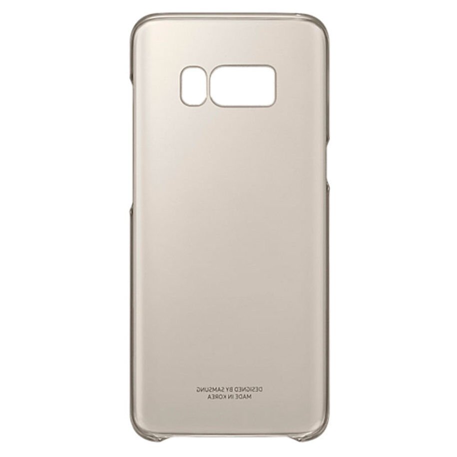 Galaxy S8 ile Uyumlu Clear Cover Gold EF-QG950CFEGWW (Out)