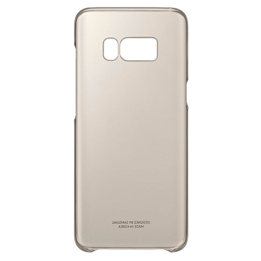 Galaxy S8 ile Uyumlu Clear Cover Gold EF-QG950CFEGWW (Out)