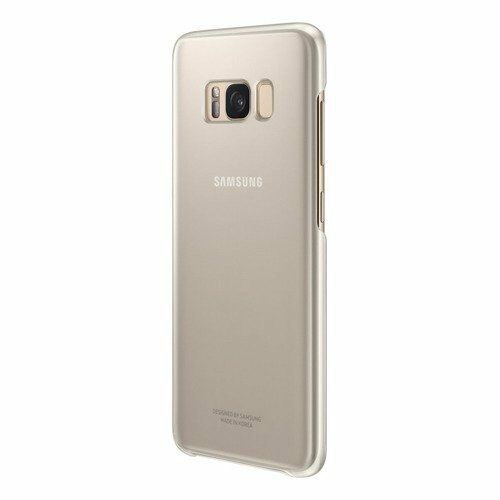 Galaxy S8 ile Uyumlu Clear Cover Gold EF-QG950CFEGWW (Out)