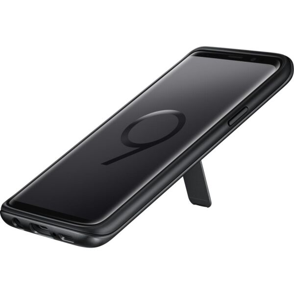 Galaxy S9 ile Uyumlu Protective Stanting Cover Siyah EF-RG960CBEGWW
